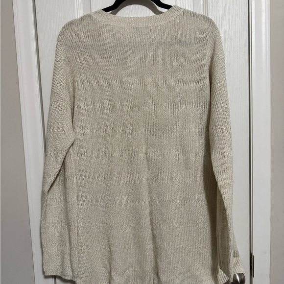 a.n.a Women's Cream Crew Neck Sweater - Picture 5 of 7